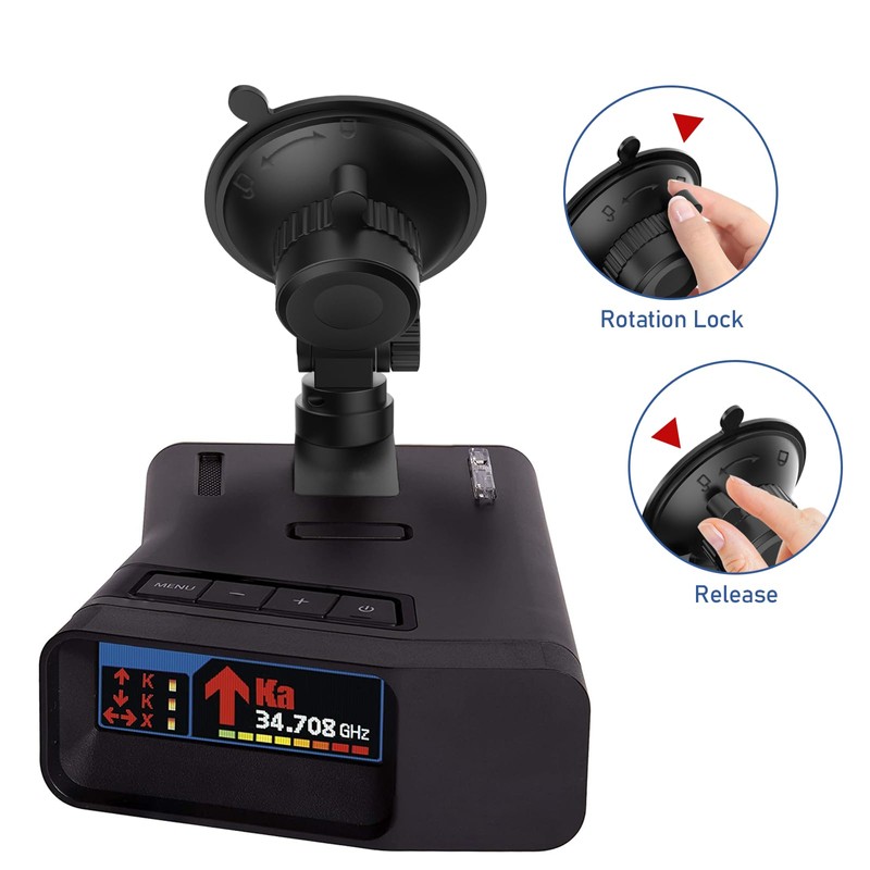 Radar Detector Mount,Car Truck Windshield &Dashboard Super Suction Cup Bracket,Suitable