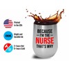 Nurse Silver Edition Wine Tumbler 12oz - i'm the Nurse