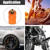 X AUTOHAUX 50cm Car Tire Inflator Extension Hose with Lock