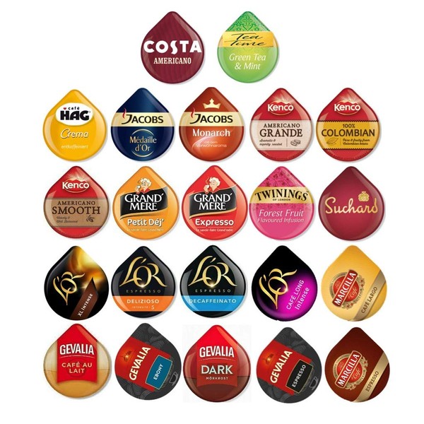 22 Tassimo T Discs Pods Variety Pack