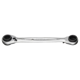 TONE RMW-1215 4-Way Ratchet Glasses Wrench Double Side Width 0.5 x 0.5 x 0.6 inches (12 x 14 x 13 x 15 mm)
