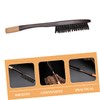 VICASKY Men Wooden Handle Hair Brush for Curly Hair Detangling