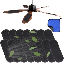 Ceiling Fan Filters,Unscented Activated Coconut Shell Carbon Ceiling Fan Air Filters, Easy-Stick Universal Fit Filters,Bringing Fresher and Cleaner Air,15 Pack