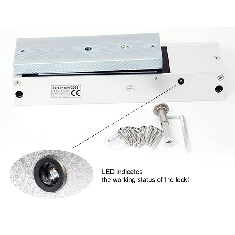 Mageway Waterproof 12VDC 24VDC Heavy Duty Magnetic Door Lock Gate