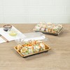 Restaurantware Sushi Containers, Pack Of 100 Plastic Disposable Rectangle Sushi