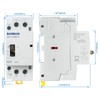 Baomain 220V AC 2-Pole Modular Contactor, 63A 1NO1NC Normally Open