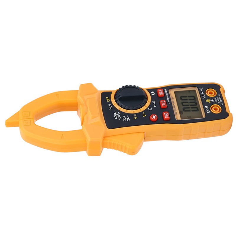 Digital Clamp Meter Multimeter Tester AC DC Plastic LCD Industrial