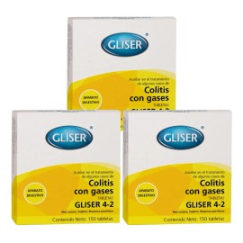 Gliser 4-2 Colitis Con Gases (3 Piezas)