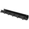 Wall Mounted Hook Space Aluminum Wall Clothes Pegs with 6