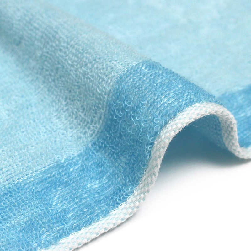 Iori Imabari Towel for Bath Rim Organic Cotton (Blue) Sauna