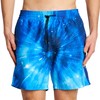 Inter Unisex Galaxy Costume Board Shorts, blue