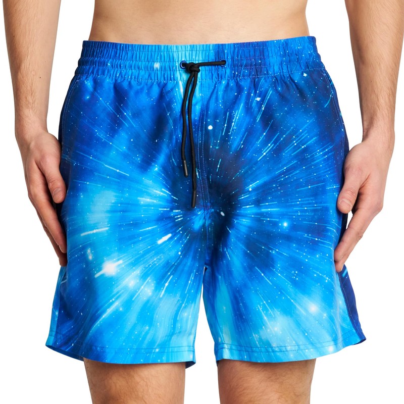 Inter Unisex Galaxy Costume Board Shorts, blue