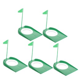 BESPORTBLE 5pcs Indoor Golf Putting Cup Regulation Training Aid for Home and Office Durable Material Hole Cup for Golf Practice and Skill Improvement Compact Design