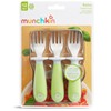 Munchkin® Raise™ Toddler Fork Set, 3 Pack, Stainless Steel, Plastic,