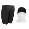 Men Swim Shorts and Cap Waterproof Adjustable Waist Strap Quick