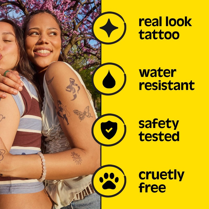 Inkbox Temporary Tattoos, Semi-Permanent Tattoo, One Premium Easy Long Lasting,