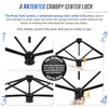 EAGLE PEAK 8x8 Pop Up Canopy Tent with Sidewall, Compact,