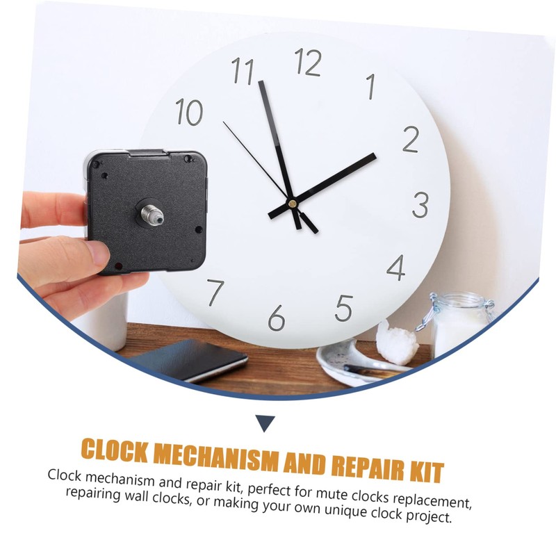 Tofficu 1Set DIY Wall Clock Movement Mechanism Replacement Clock Parts