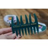 BABLO POMADE Mesh Comb, Mens, Black and Green, 2 Piece