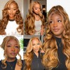 Honey Blonde Lace Front Wig, 6x5 Wear and Go Glueless