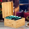 MaxGear Index Card Holder, 5 x 8 Inch Wooden Business