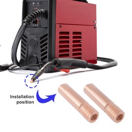 SG Store Set of 14 0.9 mm Flux Core Nozzle Tips Without Gas K3493-1 Compatible with Forney Easy Weld Compatible with Lincoln