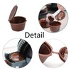 Reusable Coffee Pods,6 Pieces of Coffee Capsule Cups, with 1