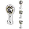 QWORK Pack of 4 6 mm Joint Head Spherical Bearings,