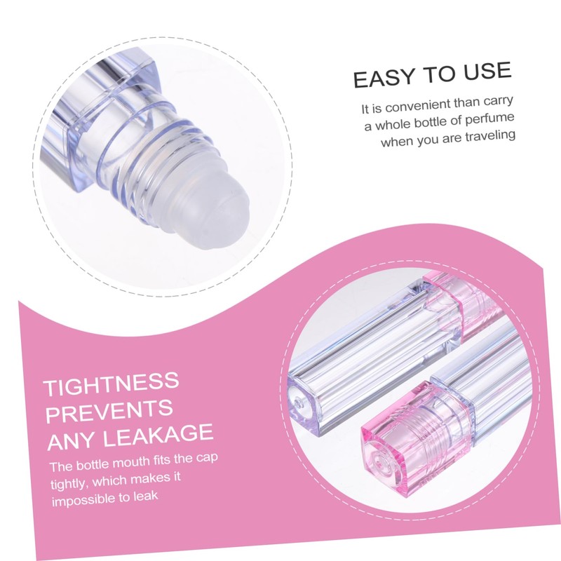 MERRYHAPY 10pcs Roller Ball Essential Oil Bottle Essentials Oils &
