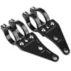 Yctze Motorcycle Headlight Bracket 2pcs Aluminium Headlight Mount Bracket Clamps