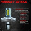 TJJTGBR For Kawasaki Brute Force Prairie 650 KFX 700 Lights，P45T