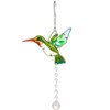 Hummingbird Suncatcher, Crystal Suncatchers Window Hanging Ornament for Outdoor Indoor