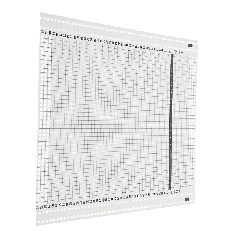 50Pcs Knitting Machine Blank Card Pre Punched Professional Spare Parts