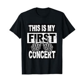 Retro This Is My First Concert Shirt Kids For Men Women T-Shirt