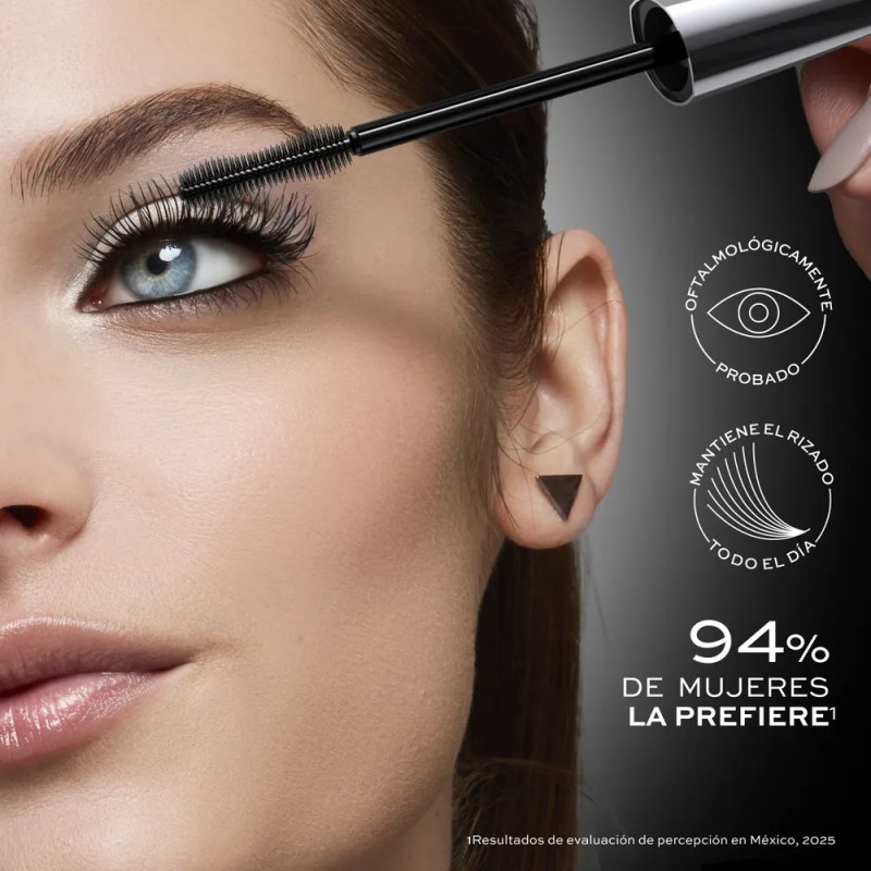 L'bel Máscara De Pestañas Forever Hyper Extensions 9g Color Negro