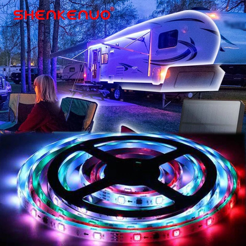 SHENKENUO RGB 2835 LED Boat Lights Kit Waterproof Pod Bright