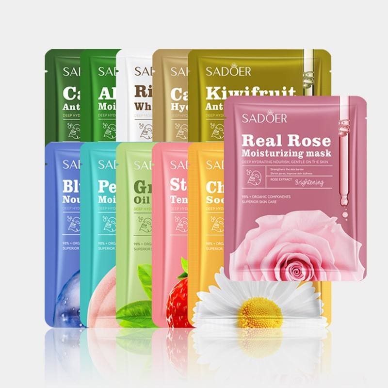 Topeng muka ◎30PCS MASK FACIAL CARE HYDRATING MOISTURIZING BRIGHTENING MASK