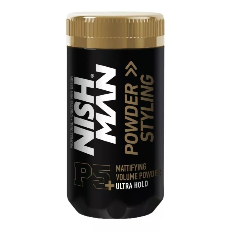 Nishman Nish Man Cera En Polvo Da Volumen Control Fuerte