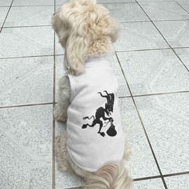 'Devil With A Bag' Pet Dog/Cat T-Shirt (PT00072813)