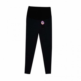 Fleece-Lined Maternity Belly Band Leggings & Pantyhose Maternity Pantyhose XL Charcoal