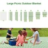 Myluatye Picnic Blanket 150 x 200 cm, Checked Picnic Blanket,
