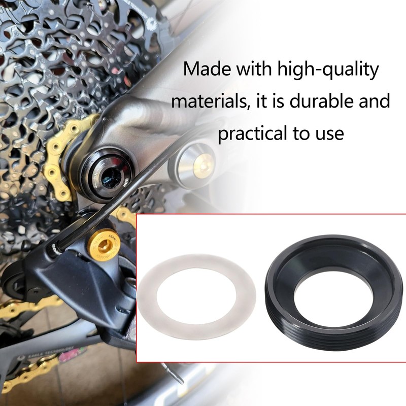 EMSea 1 Set Bicycle Crank Arm Screw Set Self-Extracting M18/M30