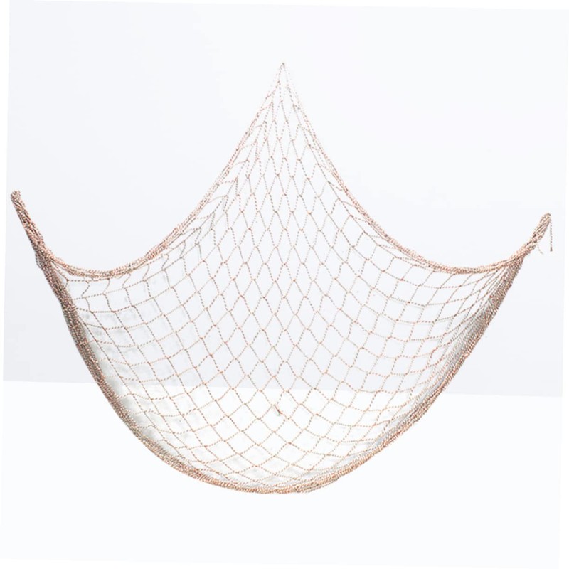 GRIRIW Mediterranean Decorative Fishing Net Wall Hanging Cotton Ideal for