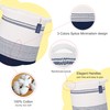 COMSE Extra Large Blanket Basket, Tall Laundry Basket, Nursery Hamper,