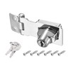 PATIKIL Keyed Hasp Locks, 2.5 Inch Twist Knob Locking Hasp
