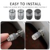 Pack of 8 Valve Caps, Decorative Valve Caps With British