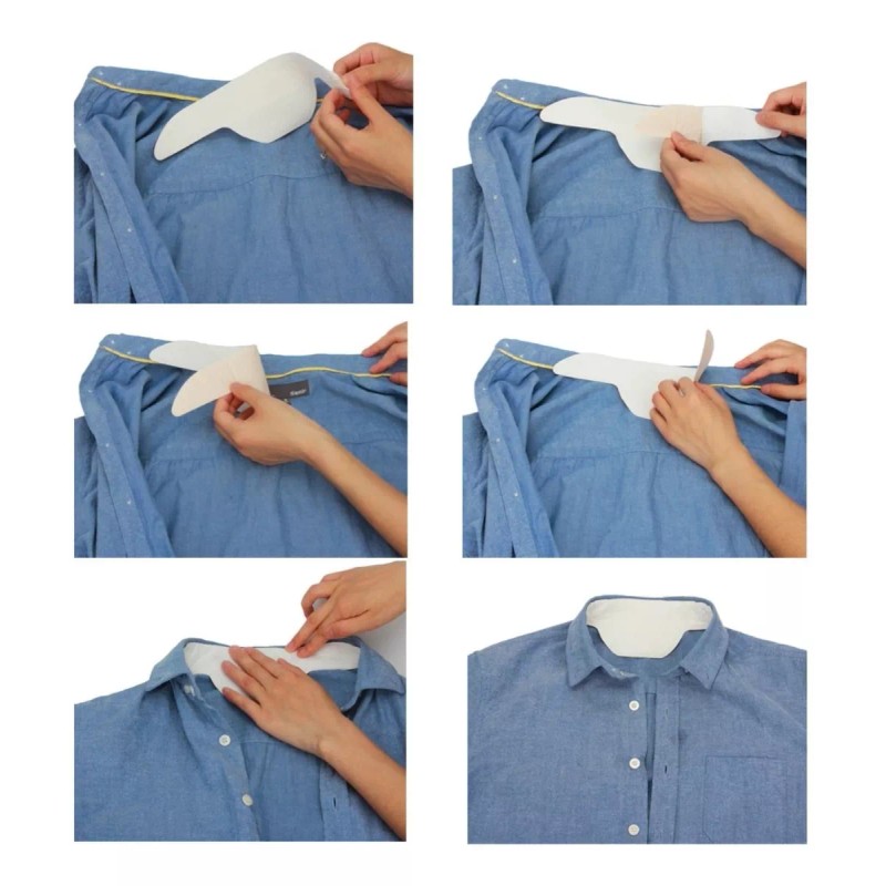 Veraly Almohadilla Protector Cuello Absorbe Sudor Evita Mancha 5p F