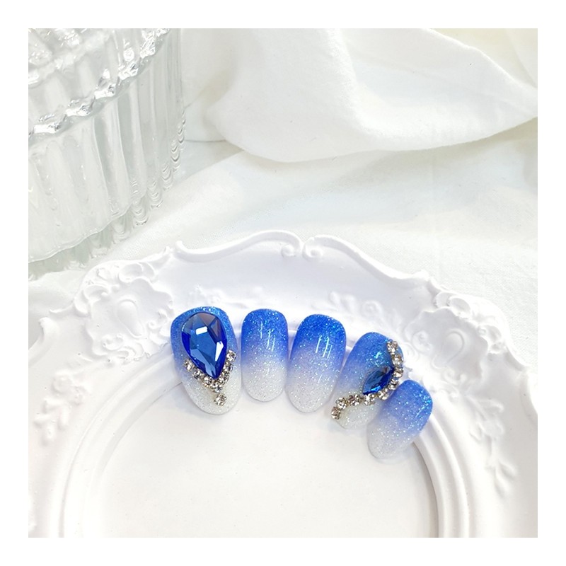 Mermaid Stone Handmade Nail Tip - Natural / 머메이드 스톤
