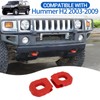 Tow Hook Cover Compatible with Hummer H2 2003-2009, Front Bumper