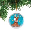 Baker Ross AX478 Christmas Baubles for Colouring Craft Set for